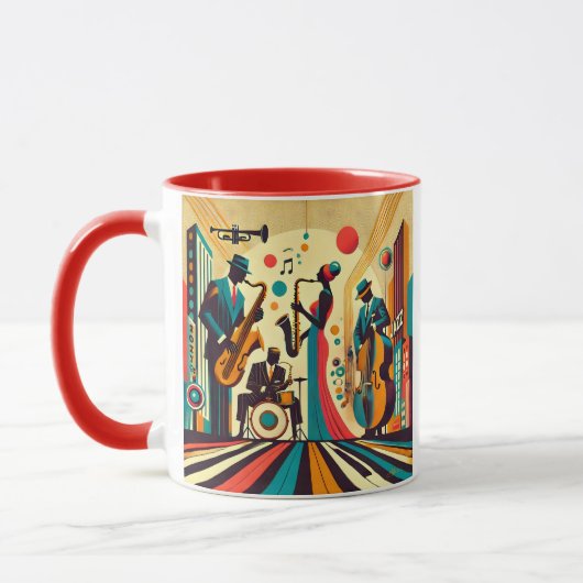 Mug Mid Century Jazz Age Quartet (Gauche)