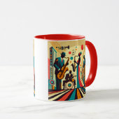 Mug Mid Century Jazz Age Quartet (Devant droit)