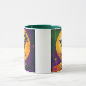 Mug Mid Century Mardi Gras Sunset Fleur De Lis Martini (Centre)