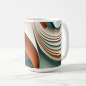 Mug ''Mid-Century Modern 3D T-shirt Design'' (Devant droit)