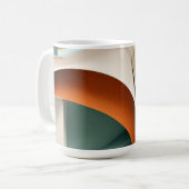 Mug ''Mid-Century Modern 3D T-shirt Design'' (Devant gauche)
