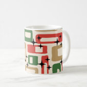 Mug Mid Century Modern Atomic Christmas (Devant droit)