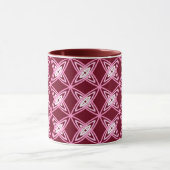Mug Mid Century Modern Atomic Print - Vin Bourgogne (Centre)