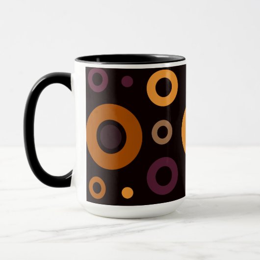Mug Mid-Century Modern Fall Geometric (Gauche)