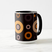 Mug Mid-Century Modern Fall Geometric (Devant droit)