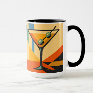 Mug Mid Century Modern Lever de Soleil Bauhaus Martini