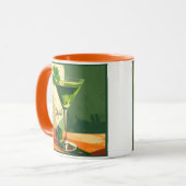 Mug Mid Century Modern Martini Shamrock Sláinte! (Devant gauche)