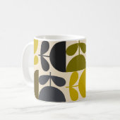 Mug Mid‑century modern- Retro Scandinavian Flowers (Devant gauche)