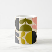 Mug Mid‑century modern- Retro Scandinavian Flowers (Centre)