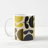 Mug Mid‑century modern- Retro Scandinavian Flowers (Gauche)