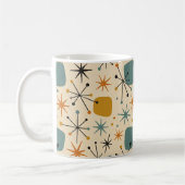 Mug Mid Century Modern Starburst Pattern (Gauche)