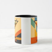 Mug Mid Century Modern Sunrise Bauhaus Martini (Centre)