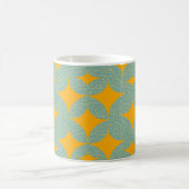 Mug Mid Century Modern Turquoise Diamond (Centre)