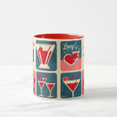 Mug Mid Century moderne Valentine Dancing Couple (Centre)
