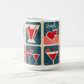 Mug Mid Century Valentine Dancing Couple (Centre)
