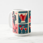 Mug Mid Century Valentine Dancing Couple (Devant gauche)