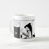 Mug Midge "De profond dans les profondeurs du Jacquard (Devant gauche)