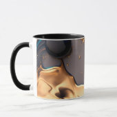 Mug Midnight Gold Liquid Marble (Gauche)