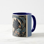 Mug Midnight Muse in a Petaled Moon Frame (Devant droit)