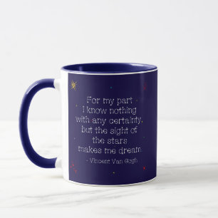Mug Midnight Stars, rêve Van Gogh citer