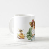 Mug Miel à une abeille rousse chapeau vert pull-over (Devant gauche)