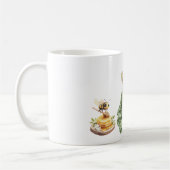 Mug Miel à une abeille rousse chapeau vert pull-over (Gauche)