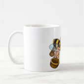 Mug Miel abeille avec paniers Amusants Animation Bee (Gauche)
