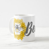 Mug Miel abeille Bumblebee été et printemps à la mode (Devant gauche)