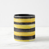 Mug Miel Abeille Noir Or Jaune Noël (Centre)
