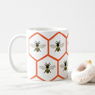 Mug Miel Bee Honeycomb Mignonne apiculteur