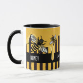 Mug Miel Bee Sweet Striped Fête des Mères (Gauche)