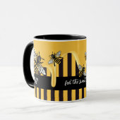 Mug Miel Bee Sweet Striped Fête des Mères (Devant gauche)