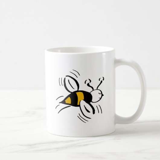 Mug Miel libre et noir d'abeille (Droite)