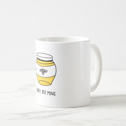 Mug Miel, mienne d'abeille (Devant droit)