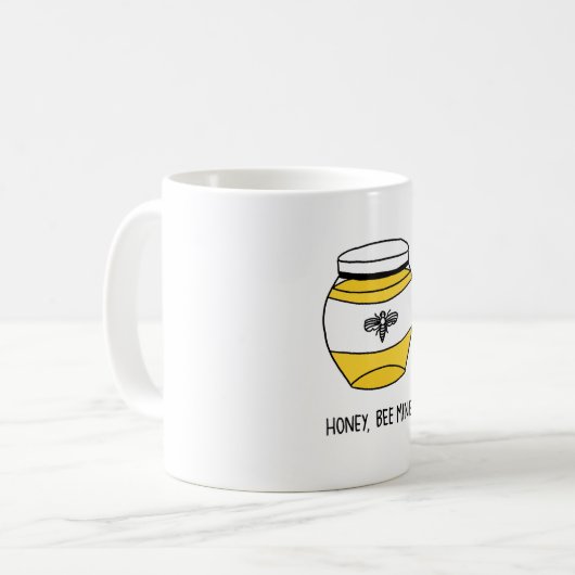 Mug Miel, mienne d'abeille (Devant gauche)