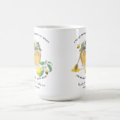 Mug Miel w Mignonnes Abeilles Fleur de Citron et Feuil (Centre)