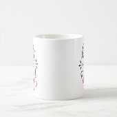 Mug Mieux en retard qu'en usure, conception à la main (Centre)