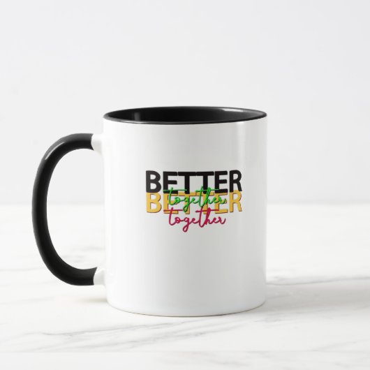 Mug Mieux ensemble dans un style familial sincère (Gauche)