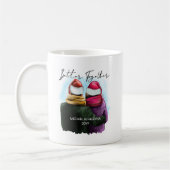 Mug Mieux Ensemble Script Aquarelle Couple Noël (Gauche)
