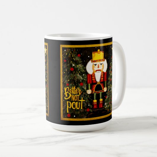 Mug Mieux vaut ne pas Pot Nutcracker Inspirivity (Devant droit)