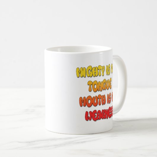 Mug Mighty Tongue (Devant droit)