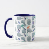 Mug Mignées Manates Avec Motif Bulles (Gauche)