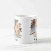 Mug mignon 2 photo nom chat (Centre)