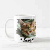 Mug mignon 2 photo nom chat (Gauche)