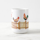 Mug mignon amateur de poulet ajouter le nom (Centre)