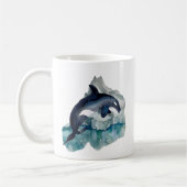 Mug mignon Amateurs de baleines arctiques ajouter mono (Gauche)