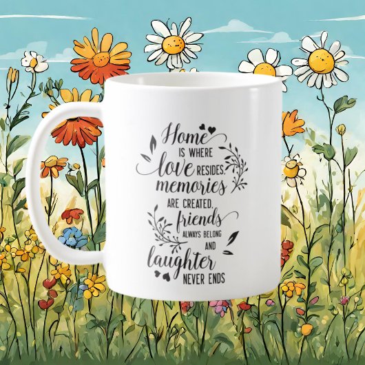 Mug mignon Amis Famille mot art