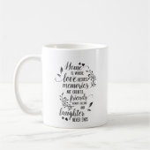 Mug mignon Amis Famille mot art (Gauche)