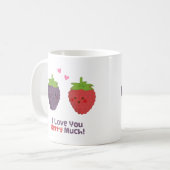 Mug Mignon Amour Vous Much Pun Humour (Devant gauche)