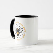 Mug mignon amoureux des abeilles inspiration ajouter m (Devant gauche)